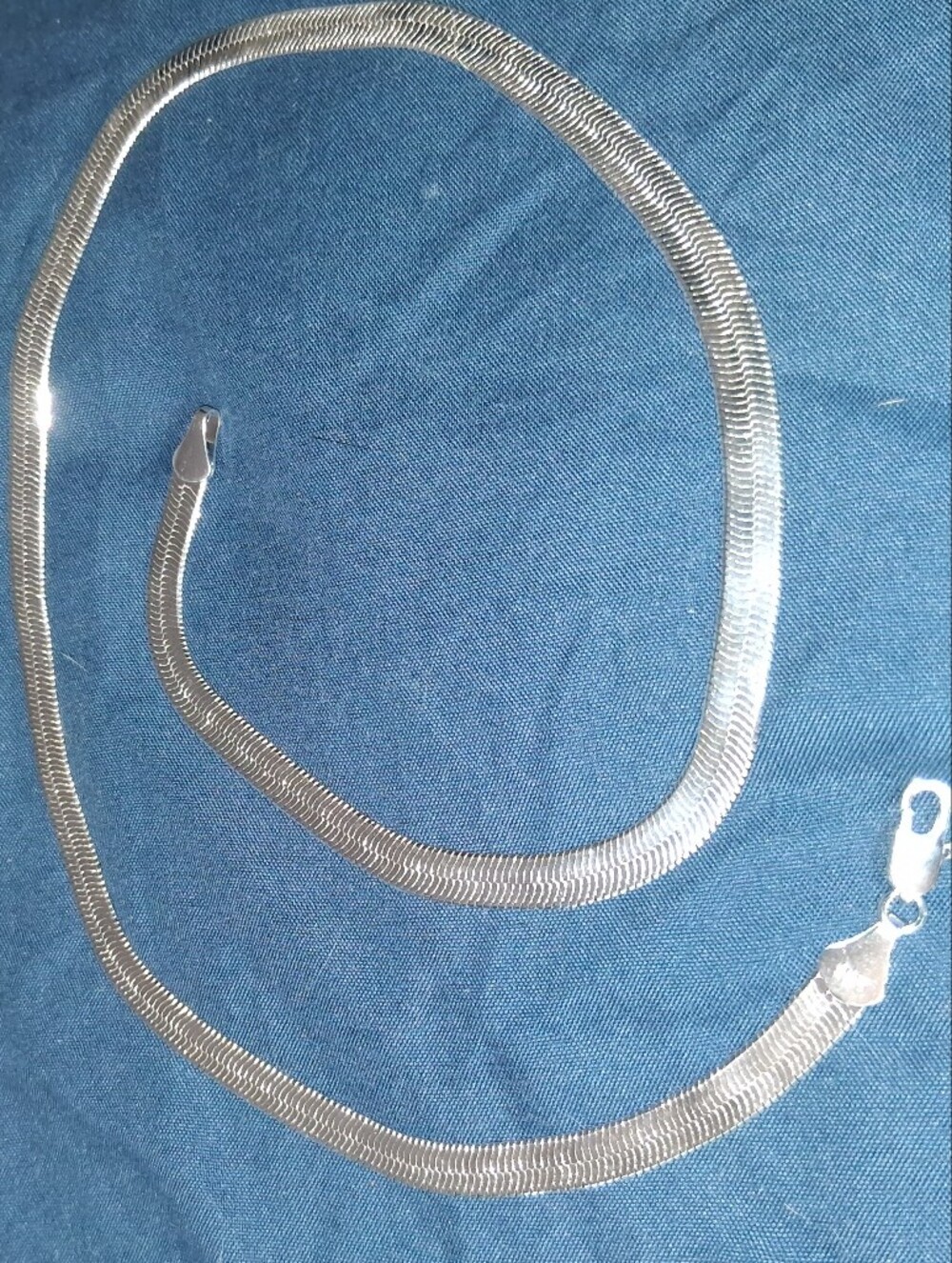 925 Sterling Silver 18” 5mm Herringbone Chain Necklace- Brand New !